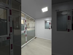 Casa de contêineres expansível 18mm piso de madeira contraplacada de bambu quadro de chão para dois quartos