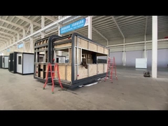 Ventilação inteligente de ar fresco Casa cápsula de maçã Janela de vidro temperado