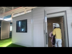 Resistência a terremotos grau 8 20FT Casas pré-fabricadas com janela de alumínio da ponte quebrada