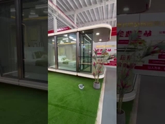 Container de casa de cápsulas de maçã de alumínio branco para aventura ao ar livre