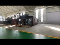 Casas modulares dobráveis e dobráveis industriais Container com banheiro