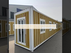 Container Hotel Fast Assembly Container House com estrutura de aço e painel Sandwich Rock Wool