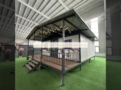 Casa pré-fabricada de 20 pés com asa dupla