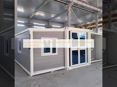 Casas pré-fabricadas expansíveis personalizáveis para base e habitação militarizadas