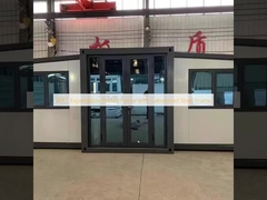 Casa pré-fabricada expandivel de 20 pés com estrutura de aço galvanizado