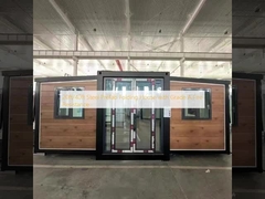 Casa dobrável pré-fabricada de aço de 20 pés/40 pés com resistência ao fogo de grau A