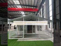Casa dobrável pré-fabricada personalizável 20ft/40ft com resistência ao vento grau 11