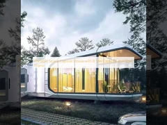 Casa Cápsula Espacial Portátil com Capacidade para 8 Toneladas e Estrutura de Aço