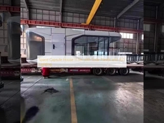 Casa Cápsula Espacial 11,5m com Painéis Solares e Iluminação LED