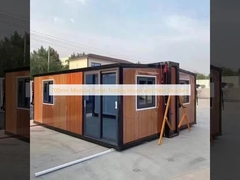 Casa Dobrável Pré-Fabricada Modular de 700mm com Estrutura de Aço