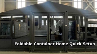 Configuração rápida da casa dobrável do contêiner de 20 pés