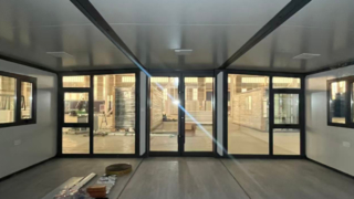 Configuração fácil para casa de contêiner dobrável de 20 pés