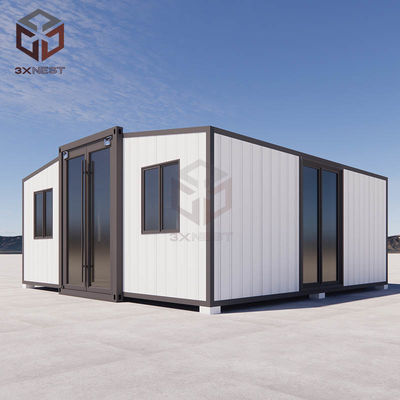 comprar Casa de cabine de contêiner de aço verde totalmente soldado dobrável de 20 pés OEM online manufacture