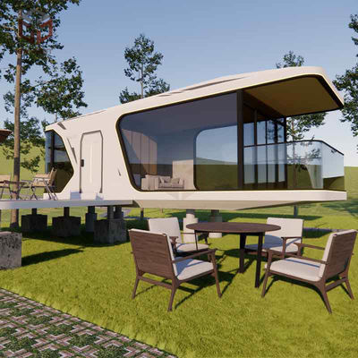 comprar 8.5m Prefabricado Cabine Capsule Container House Wirh Sistema de iluminação inteligente online manufacture