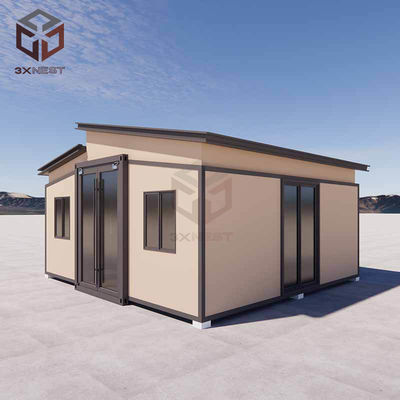 comprar Casa Prefabricada Desdobrável Isolada Container Casa Expansível Com Painéis de Rockwool online manufacture