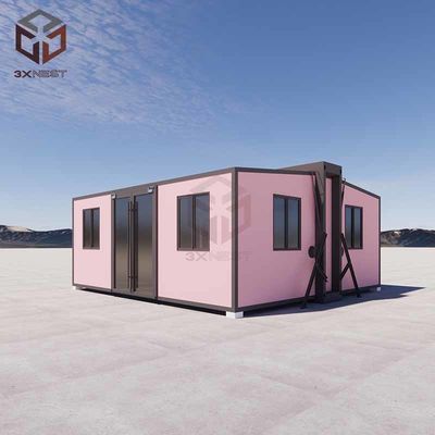 comprar 700 mm Parede resistente ao fogo pré-fabricada casa dobrável portátil 20ft 30ft 40ft online manufacture