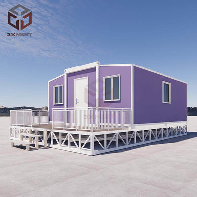 comprar Casas pré-fabricadas resistentes a terremotos com pisos de compensado e isolamento online manufacture