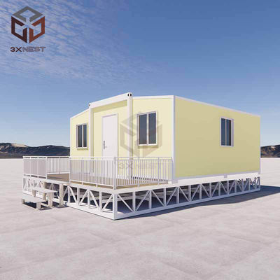 comprar Grau 8 Resistente a terremotos Casa de contêineres de asa dupla com varanda fácil de instalar online manufacture