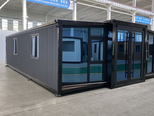 comprar Casa de contêineres de asa dupla com varanda e estrutura de aço A solução definitiva de acomodação no canteiro de obras online manufacture