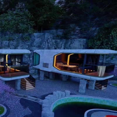 comprar Casa Cápsula Espacial 8 Toneladas com Cortina Elétrica Sem Fundação online manufacture