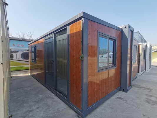 comprar Customizable Expandable Prefab Homes with 18.5 Square Meter Size and 2 KN/m2 Loading Capacity in Steel Construction online manufacture