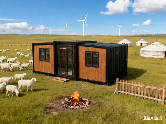 comprar Customized Design Foldable 20ft Container with Thermal-break Aluminum Double Door and 50mm EPS Roof online manufacture