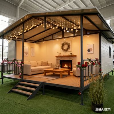 comprar Viga Inferior 2.0mm Contêiner Dobrável de 20 pés com Cabeçalho Galvanizado e Materiais Resistentes ao Fogo online manufacture