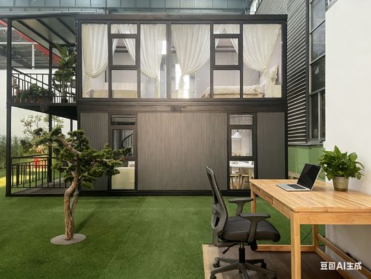 comprar Tempos de instalação curtos Casas pré-fabricadas de dois andares expansíveis Design moderno e elegante online manufacture