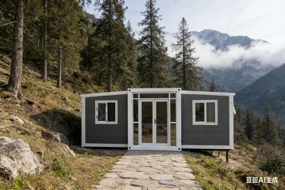 comprar Foldable 20ft Container with Wet-Dry Separation Bathroom and 37 Square Meters Floor Area in Galvanized Light Steel Frame Fabricação em linha