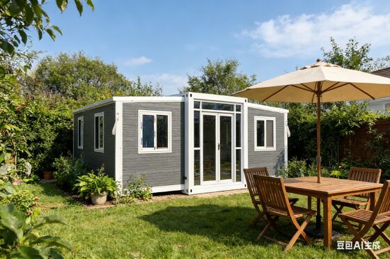 comprar Foldable 20ft Container with Galvanized Light Steel Frame 37 Square Meters Floor Area and Wet-Dry Separation Bathroom Fabricação em linha