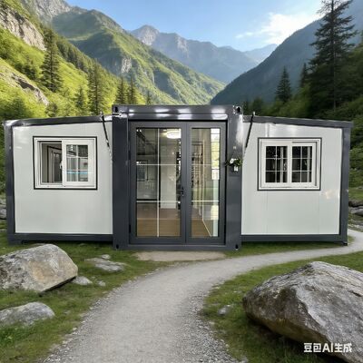 comprar Contêiner dobrável de 20 pés com dimensões dobradas de L5900*W2200*2480mm, capacidade de carga de 28.000 kg e janelas e layout personalizáveis Fabricação em linha