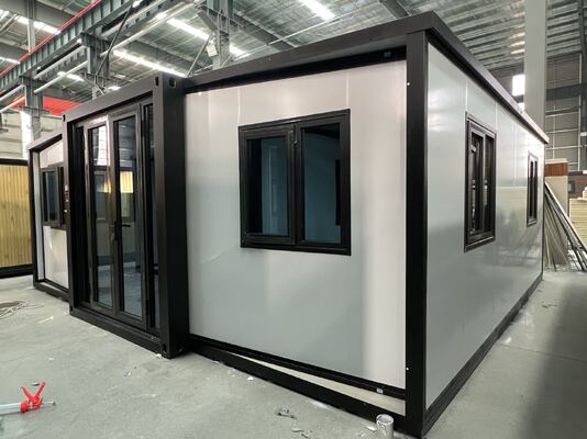 comprar Foldable 20ft Container with Expandable Size L5900 W6300 H2480 Optional Bedroom Door and Transportable Design Fabricação em linha