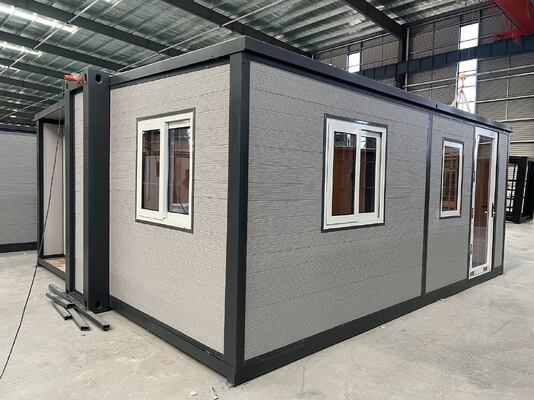 comprar Modern 27.5 Square Meters Prefab Folding House with Grade 8 Earthquake Resistance and Fully Galvanized Side Frame Fabricação em linha
