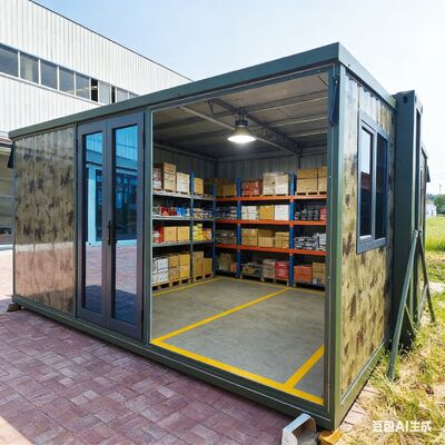 comprar Fully Galvanized Side Frame Prefab Folding House with Grade 8 Earthquake Resistance and Wet-Dry Separation Bathroom Fabricação em linha