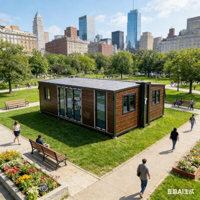 comprar Prefab Folding House with Grade 8 Earthquake Resistance 27.5 Square Meters Floor Area and Folded Size L5900 W700 H2480mm Fabricação em linha