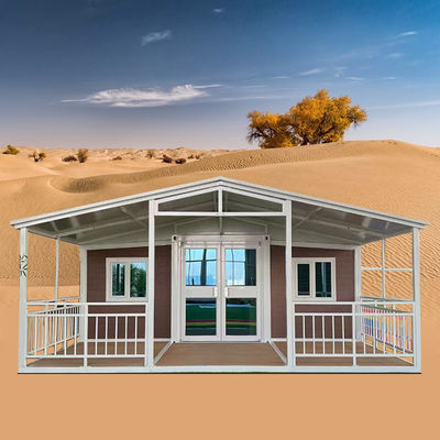 Espaços de vida modulares de 40 pés com espessura do piso de 18 mm e estrutura principal feita de contraplacado de bambu