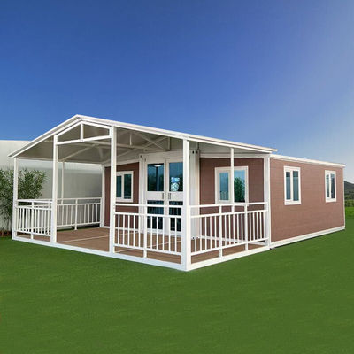 Espaços de vida modulares de 40 pés com espessura do piso de 18 mm e estrutura principal feita de contraplacado de bambu