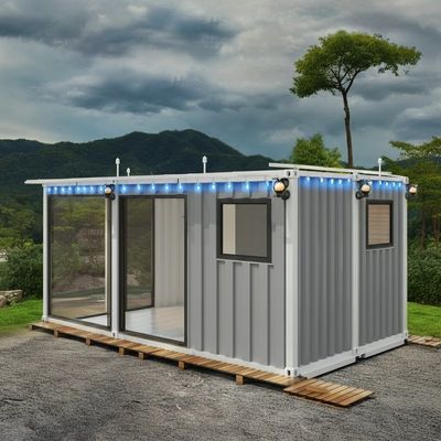 Anti-corrosivo Convertido pré-fabricado Container House Modular Casa 20ft