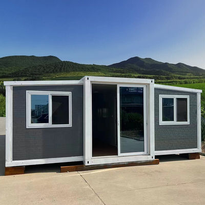Espaços de vida modulares de 40 pés, tubos de PVC / PPR incluídos Casa de contêineres expansível de 40 pés