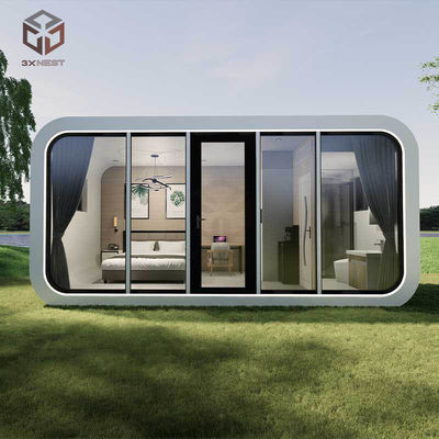 Casa de Capsulas de Maçã de Aço Inoxidável Acomodação para Aventuras ao Ar Livre