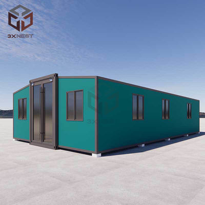 72m2 SPC piso de luxo casa expansível recipiente painel à prova de fogo e tubulações