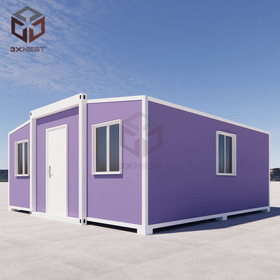 Casa de contêiner dobrável expansível personalizada com terraço