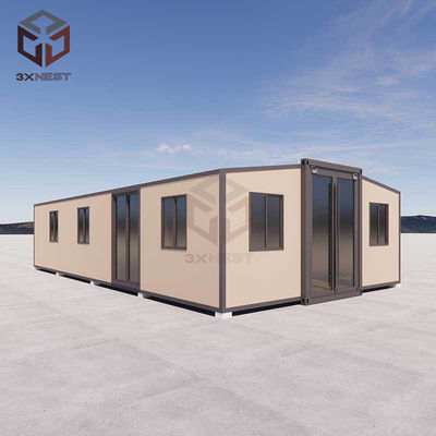 Casas modulares de aço expansíveis Container Shelter personalizável