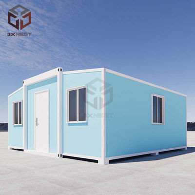Casa de contêiner dobrável com tamanho de dobragem de 2200 mm e espessura de piso de 18 mm