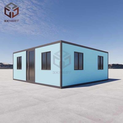 Painel de sanduíche de PU Container de casa dobrável de embalagem plana 38m2