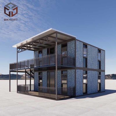 Resistência ao vento Modular Casas dobráveis Flat Pack Casa pré-fabricada OEM