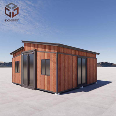 Temporário Flat Pack Casa dobrável Expansão Container de embarque Casa