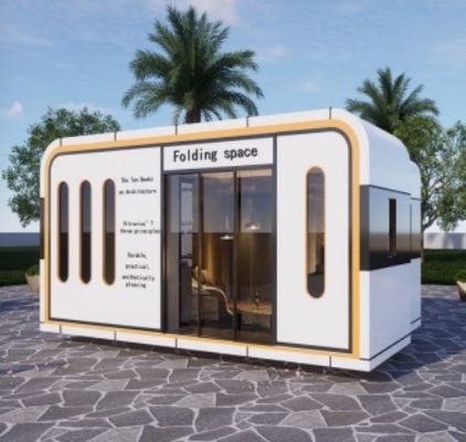 Casas de cápsulas espaciais dobráveis Apple House SPC piso