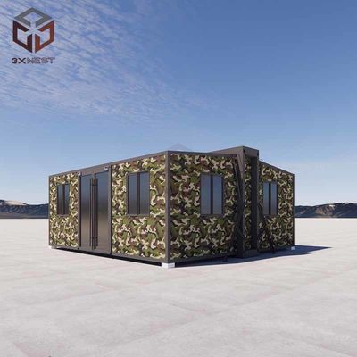 Pequenas casas dobráveis instantâneas pré-fabricadas Casas de contentores dobráveis