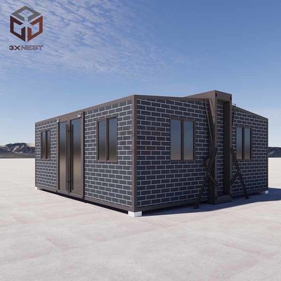 50mm EPS telhado pré-fabricado dobrável pequeno contêiner casa com painel de sanduíche